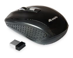 Ratón EQUIP Life Óptico RF 1600dpi Negro (EQ245104)