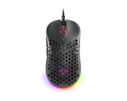 Ratón Mars Gaming RGB USB-A 12800dpi Negro (MM55)