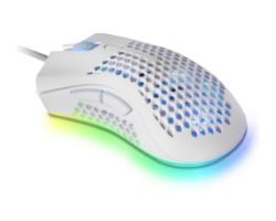 Ratón Mars Gaming Óptico RGB USB 32000dpi Blanco(MMEXW)