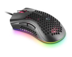 Ratón Mars Gaming Óptico RGB USB 32000dpi Negro (MMEX)