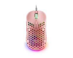 Ratón Mars Gaming RGB USB-A 12800dpi Rosa (MM55P)