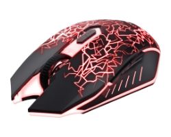 Ratón Gaming Trust Óptico LED Wireless RF Negro (24750)