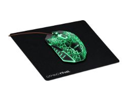 Pack Gaming Trust Ratón+Alfombrilla RGB Negro (24625)