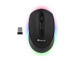 Ratón Gaming NGS Óptico RF BT 2400dpi Negro (SMOG-RB)