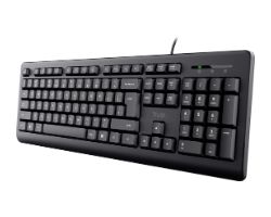 Teclado TRUST Primo Diestro QWERTY Negro (23883)
