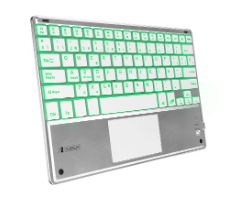 Teclado SUBBLIM Retroiluminado BT Plata(SUB-KBT-SMBT50)