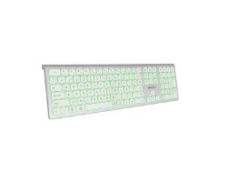 Teclado SUBBLIM Master BT Plata/Blanco (SUBKB-3MIE300)