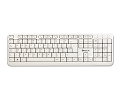 Teclado NGS Multimedia Spike USB 12 Teclas Blanco