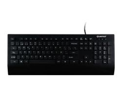 Teclado UNYKA WAVE KB10 Slim USB Negro (50543)