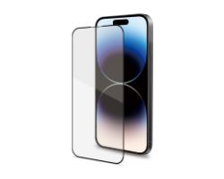 Protector Pantalla CELLY iPhone 15 Pro(FULLGLASS1054BK)