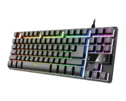Teclado Gaming Trust GXT833 Thado TKL USB Negro (24067)