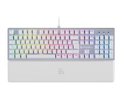 Teclado Newskill Serike V2 Blanco (NS-KB-SERIKEV2-IVO)