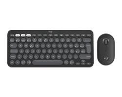 T+Ratón LOGITECH Pebble 2 RF BT Grafito (920-012227)