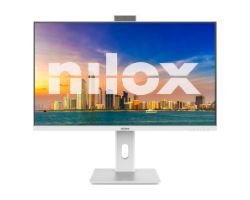 Monitor NILOX 24" FHD HDMI WebCam Blanco (NXM24RWEB02W)
