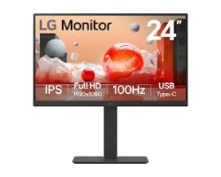 Monitor LG 24" IPS FHD USB-C 100Hz DP sRGB (24BA750-B)