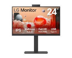 Monitor LG 24" IPS FHD con WebCam Negro (24BA850-B)
