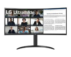 Monitor LG 34" WQHD Regulable Usb-C (34WR55QK-B)