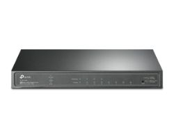 Switch TP-Link 8xRJ45 GbE PoE+ Rack Negro (TL-SG2008P)