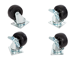 Acc. Armario AITEN Juego 4 ruedas con freno (80.33.17)