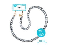 Cadena ZANAÉ Summer Marble Harmony 130cm Gris (18729)