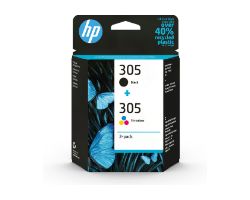 Tinta HP 305 Pack Negro/Tricolor 120/100 pág (6ZD17AE)