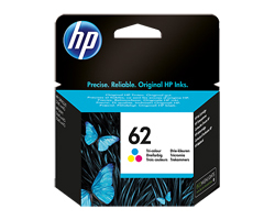 Tinta HP 62 Tricolor 4.5ml 165 páginas (C2P06AE)