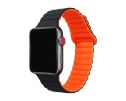 Correa CELLY 42/44/45mm Negro/Naranja (WBANDMAGBKOR)