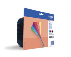 Tinta BROTHER Pack Negro/Tricolor (LC223VALBP)