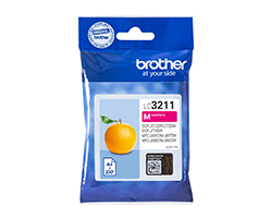 Tinta BROTHER Magenta 200 páginas (LC3211M)