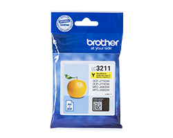 Tinta BROTHER Amarillo 200 páginas (LC3211Y)