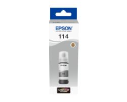 Botella Tinta Epson EcoTank 114 Gris 70ml (C13T07B540)