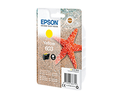 Tinta Epson 603 Amarillo 2.4ml Estrella (C13T03U44010)