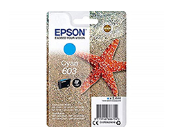 Tinta Epson 603 Cian 2.4ml Estrella mar (C13T03U24010)