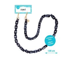 Cadena ZANAÉ Cosy Capuccino Espresso 130cm Negro(18319)