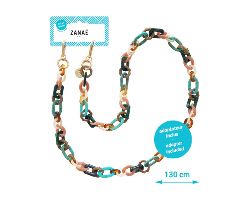 Cadena ZANAÉ karma tierra azul 130cm Multicolor (18330)