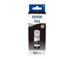Tinta Epson EcoTank 104 Negro 65ml (C13T00P140)