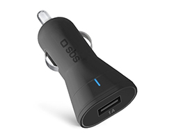 Mini cargador SBS 1USb 12/24V 1000mAH  (TECRUSB1ASTD)