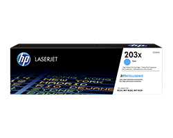 Toner HP LaserJet Pro 203X Cian 2500 páginas (CF541X)
