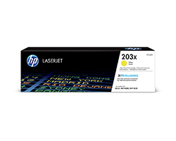 Toner HP LaserJet Pro 203X Amarillo 2500 pág (CF542X)