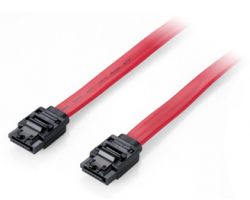 Cable EQUIP SATA3/M 0.5m Negro/Rojo (EQ111900)