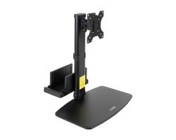 Soporte Mesa TooQ 17-27"+ Soporte Mini CPU (DB1128TN-B)