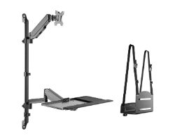 Soporte Pared EQUIP 17"-32" Bandeja Teclado (EQ650170)