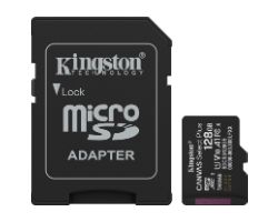 Kingston Micro SDXC 128Gb + Adaptador SD (SDCS3/128GB)