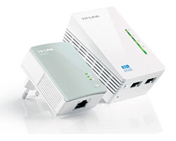 Powerline TP-Link AV600 WiFi Ethernet (TL-WPA4220 KIT)
