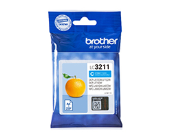 Tinta BROTHER Cian 200 páginas (LC3211C)