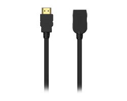 Cable AISENS HDMI A/M a HDMI A/H 1m Negro (A120-0544)