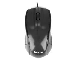 Ratón NGS Óptico USB-A 800dpi Negro (MIST)