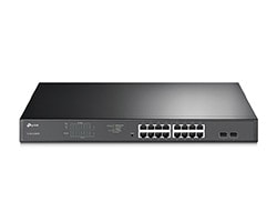 Switch TP-Link 16xRJ45 PoE+ Rack Negro (TL-SG1218MPE)