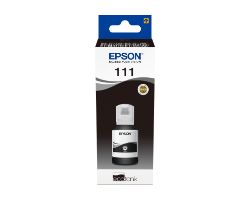Botella Tinta Epson EcoTank 111 Negro (C13T03M140)