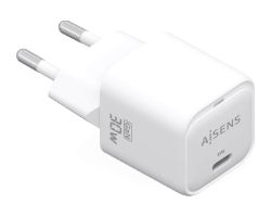 Cargador Pared AISENS 1xUSB-C 30W (ASCH-30W1P018-W)
